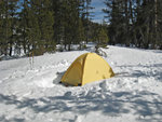 Campsite at Lake Alpine