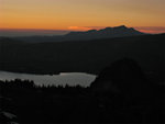 Caples Lake, Pyramid Peak at Sunset