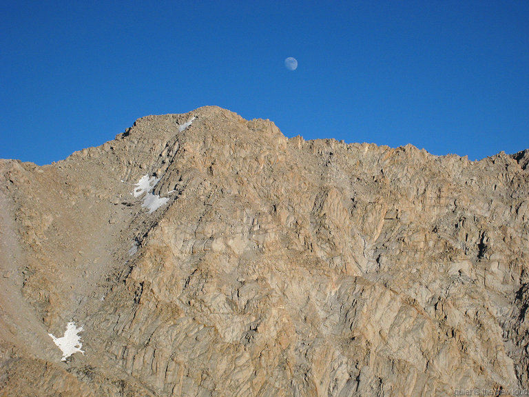 Moon over Mt Irvine