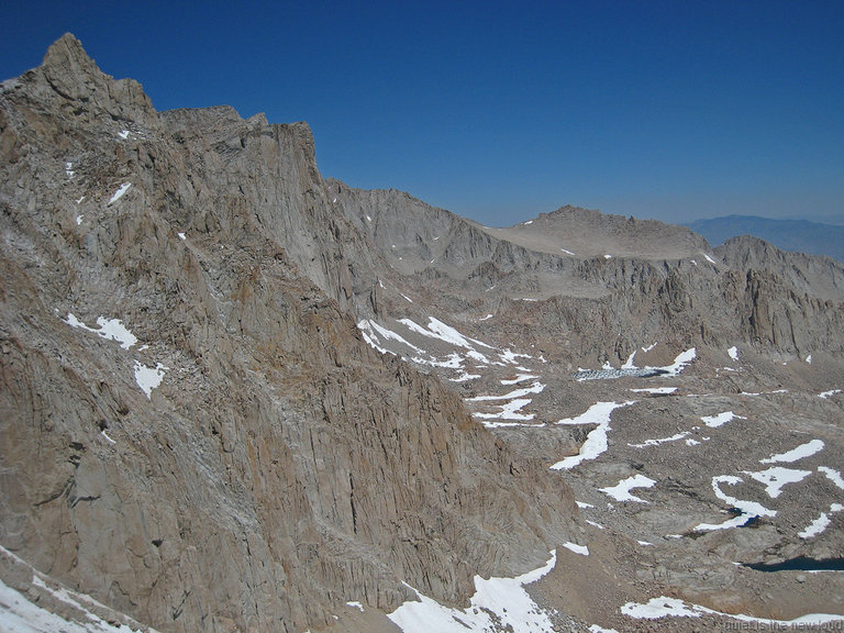 Whitney ridgeline, Mt Carillon