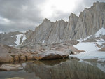 Lake, Mt Muir, Whitney ridgeline