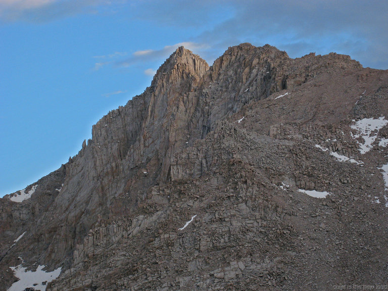 Mt McAdie at Sunset