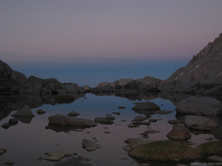 Trail Camp Pond at Sunset