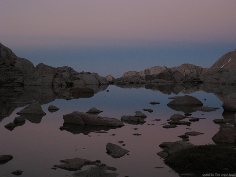 Trail Camp Pond at Sunset