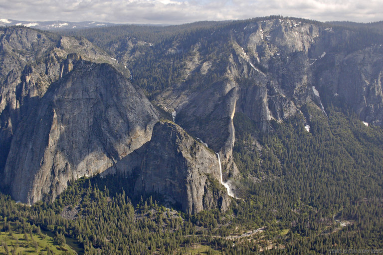 Cathedral Rocks, Bridalveil Fall, Leaning Tower