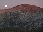 Moonrise over Tiltill Mountain