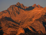 Eagle Scout Peak, Black Kaweah, Red Kaweah, Michaels Pinnacle