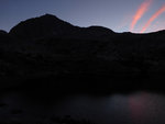 Steelhead Lake, North Peak at sunset
