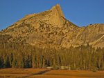 Cathedral Peak at sunset